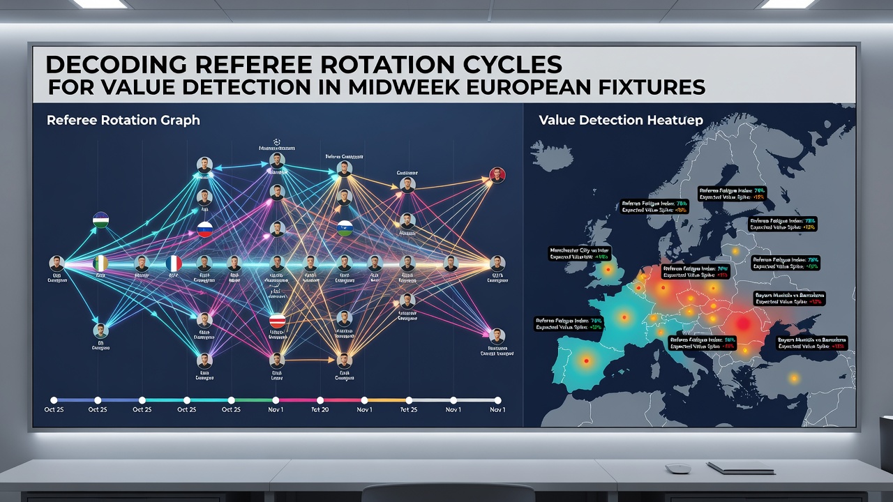 Datenanalyse zu Schiedsrichter-Tendenzen bei europäischen Midweek-Spielen
