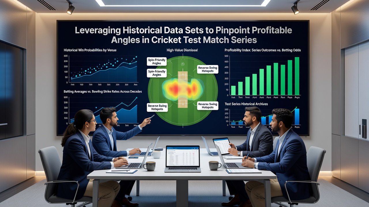 Analyse historischer Datensätze für Cricket-Testserien