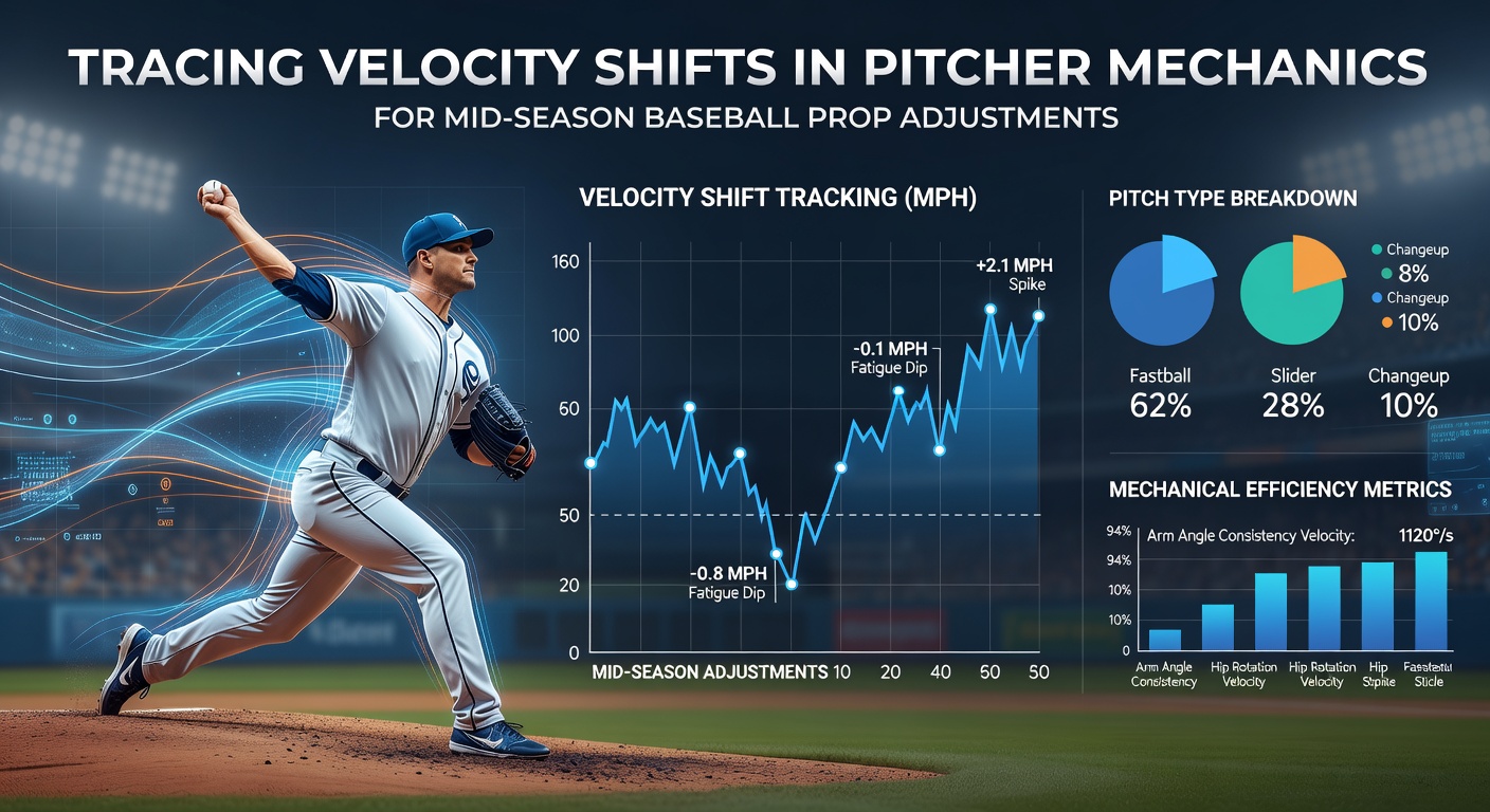 Analyse von Pitcher-Mechanik und Geschwindigkeitsdaten in der Baseball-Saison